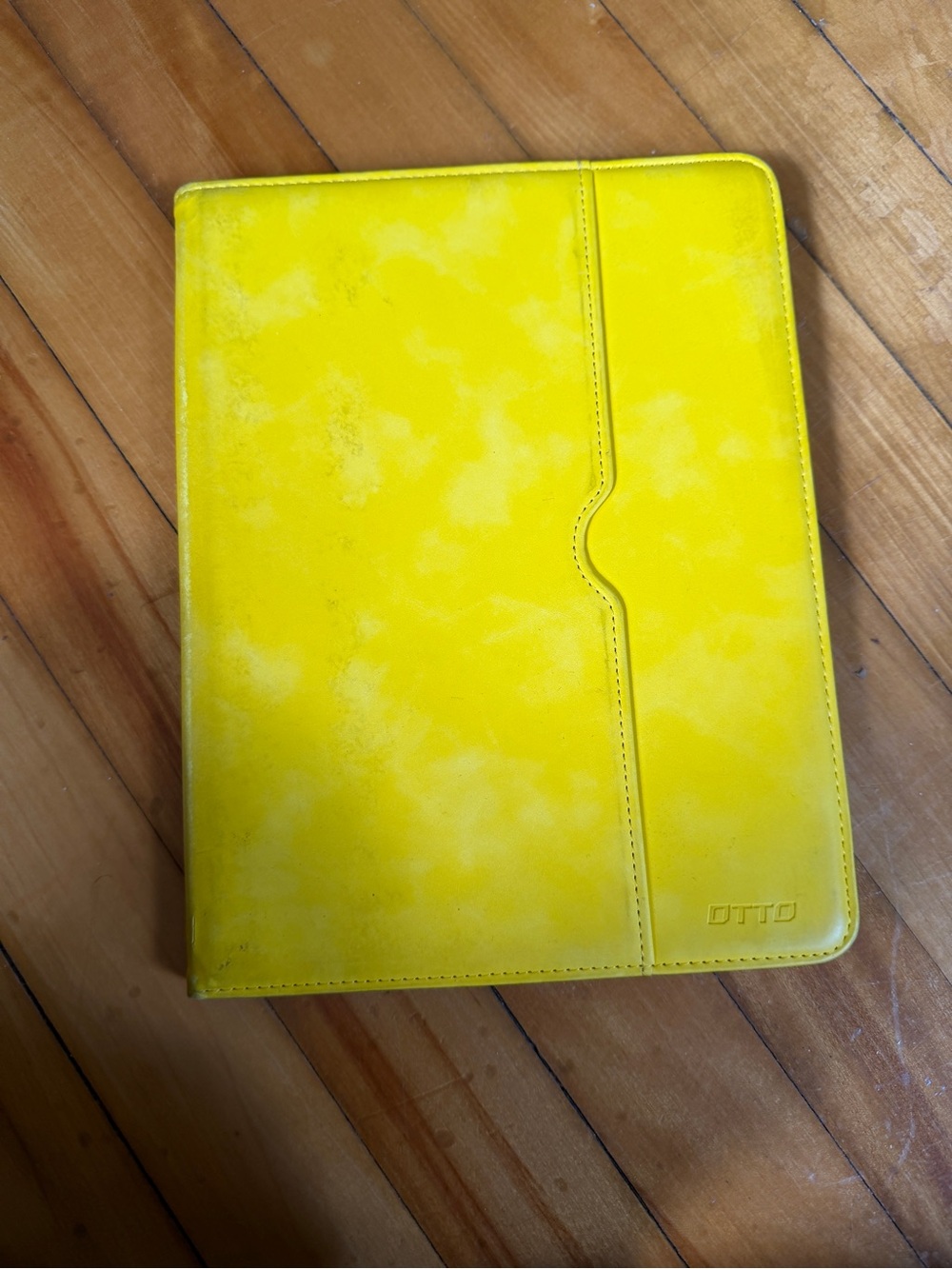 OTTO Yellow Tablet Case Folio - Bright Yellow Cover